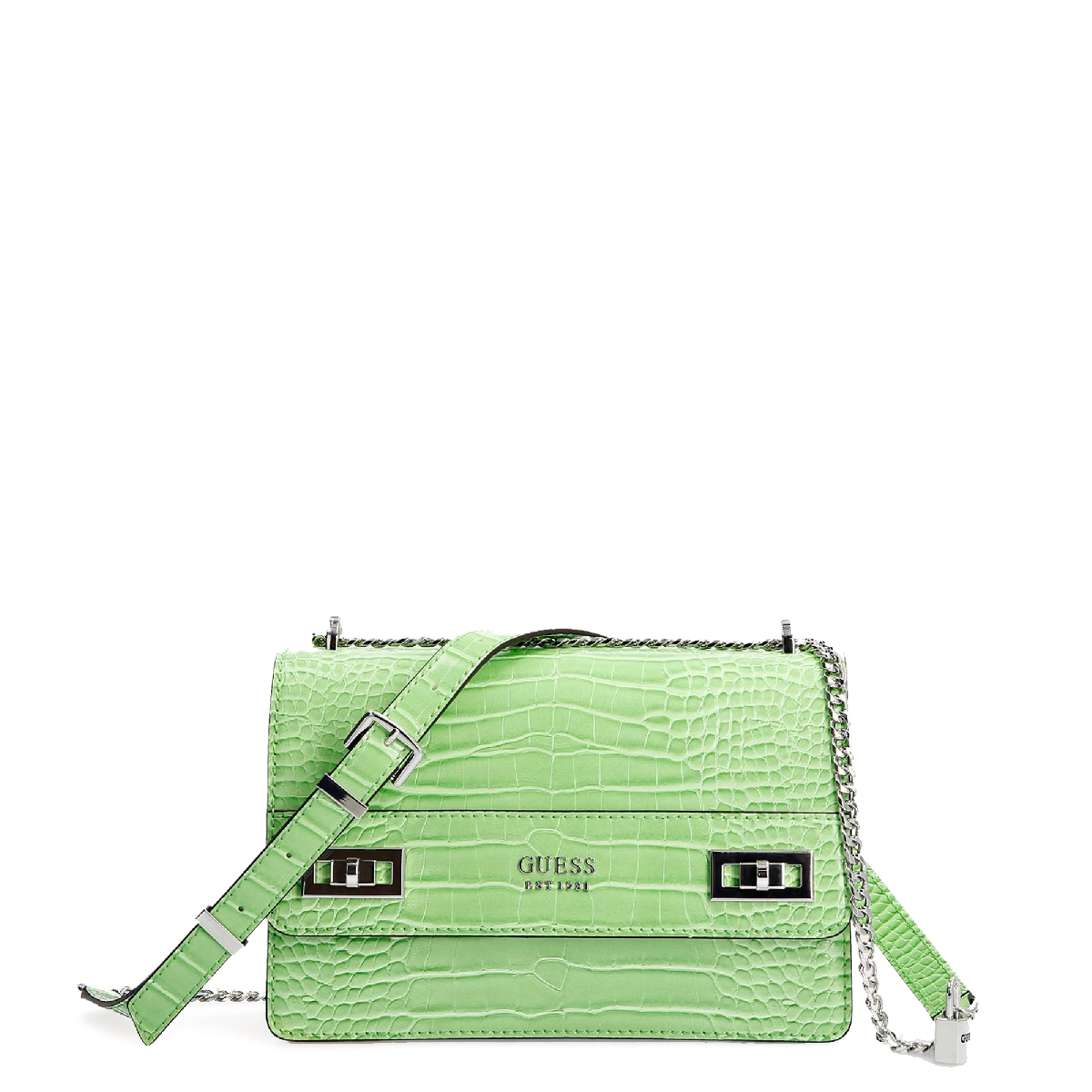 Guess Borsa a tracolla Katey Cocco Green - 1