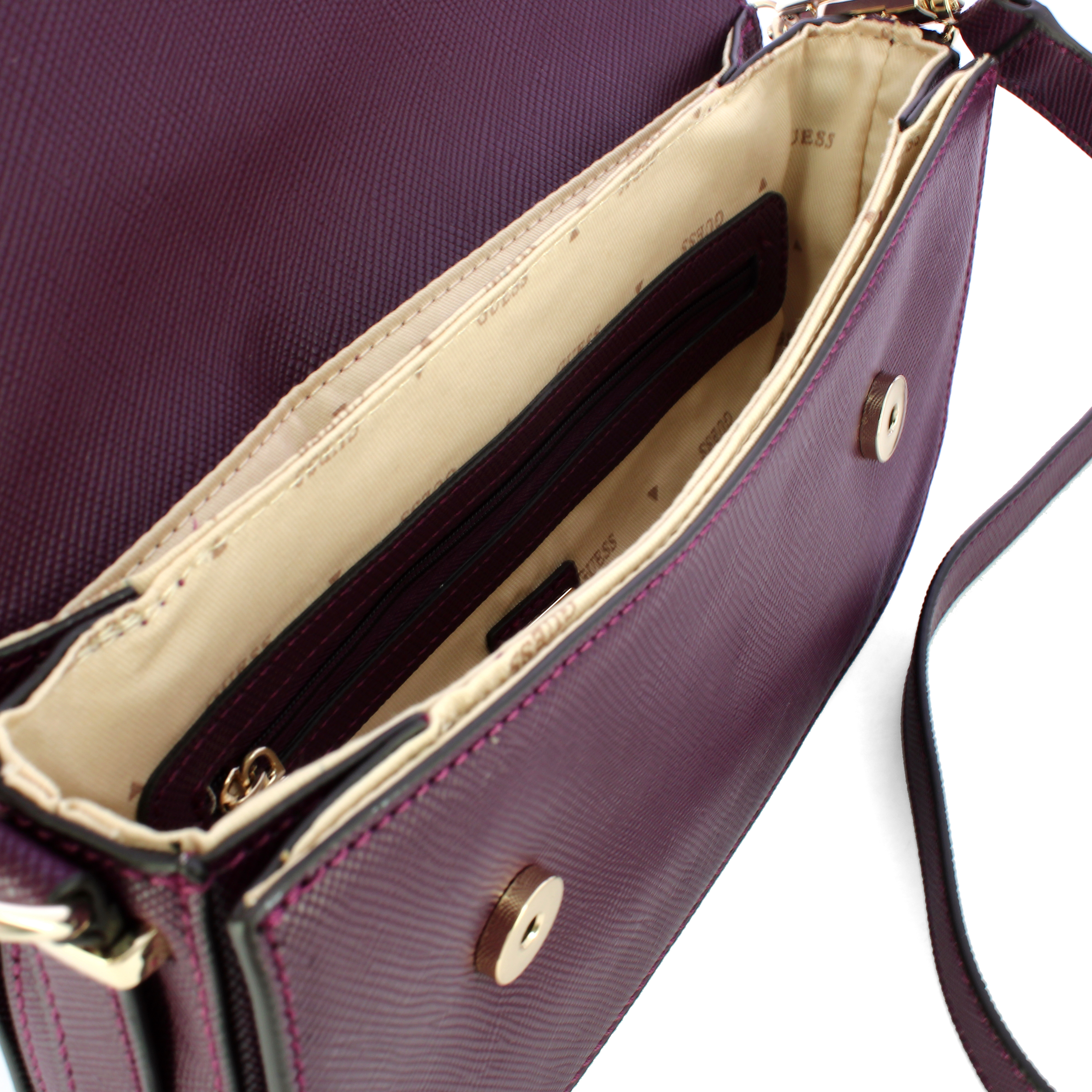 Guess Borsa a spalla Brynlee Plum - 4