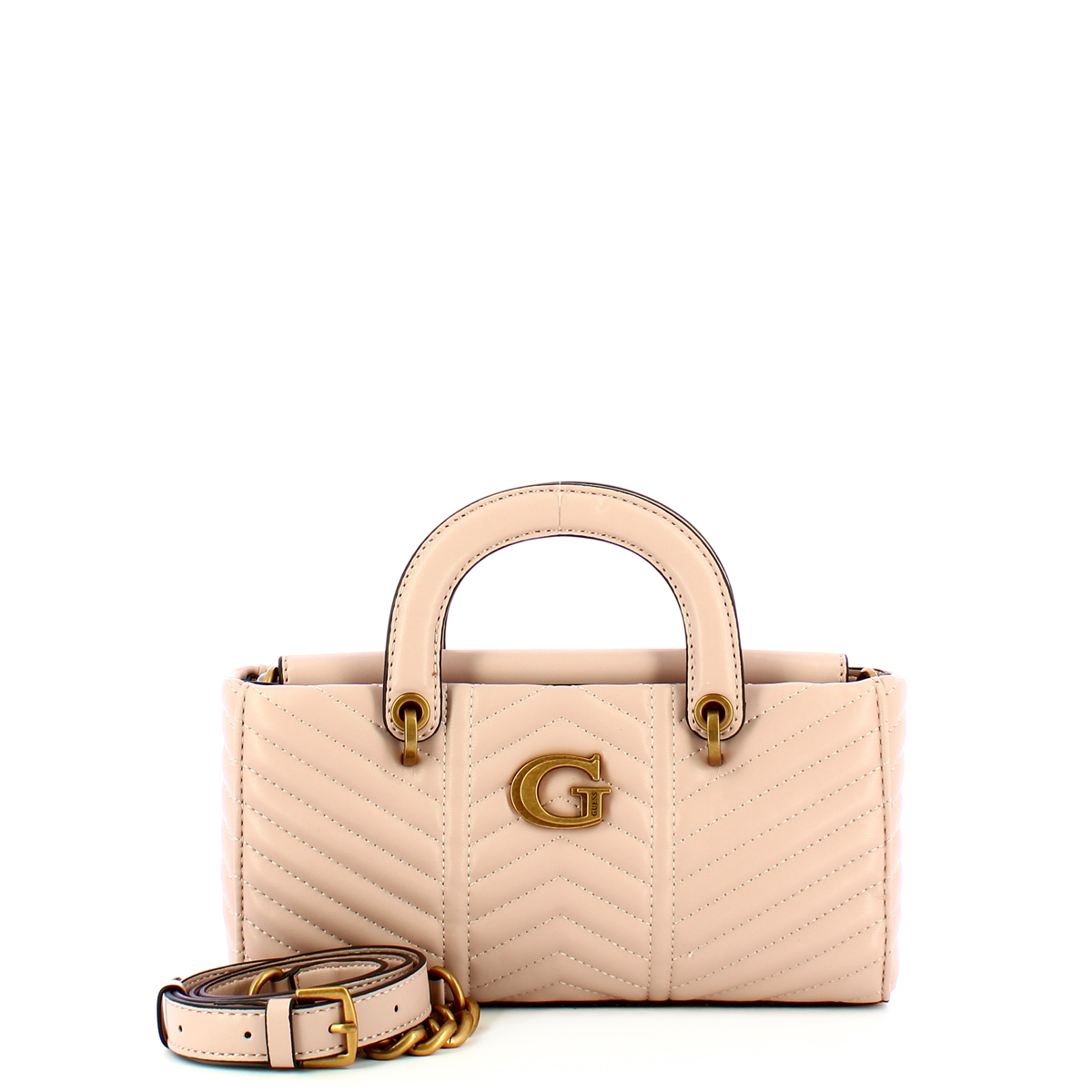 Guess Mini Borsa a mano Lovide trapuntata Rosewood - 4