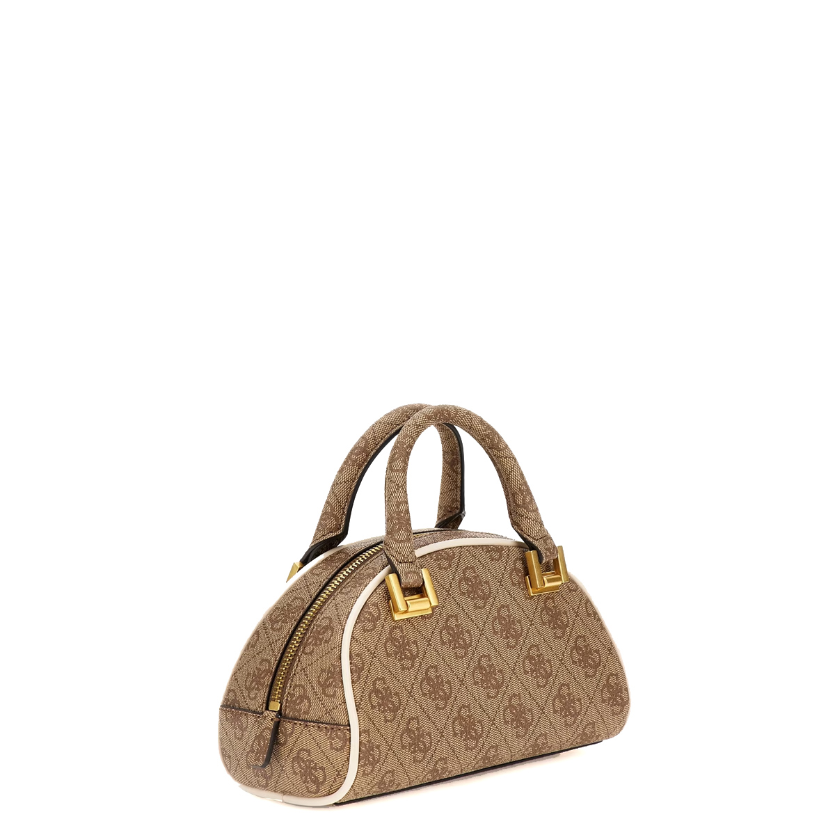 Guess Mini Borsa a mano Mildred logata Latte Logo - 2