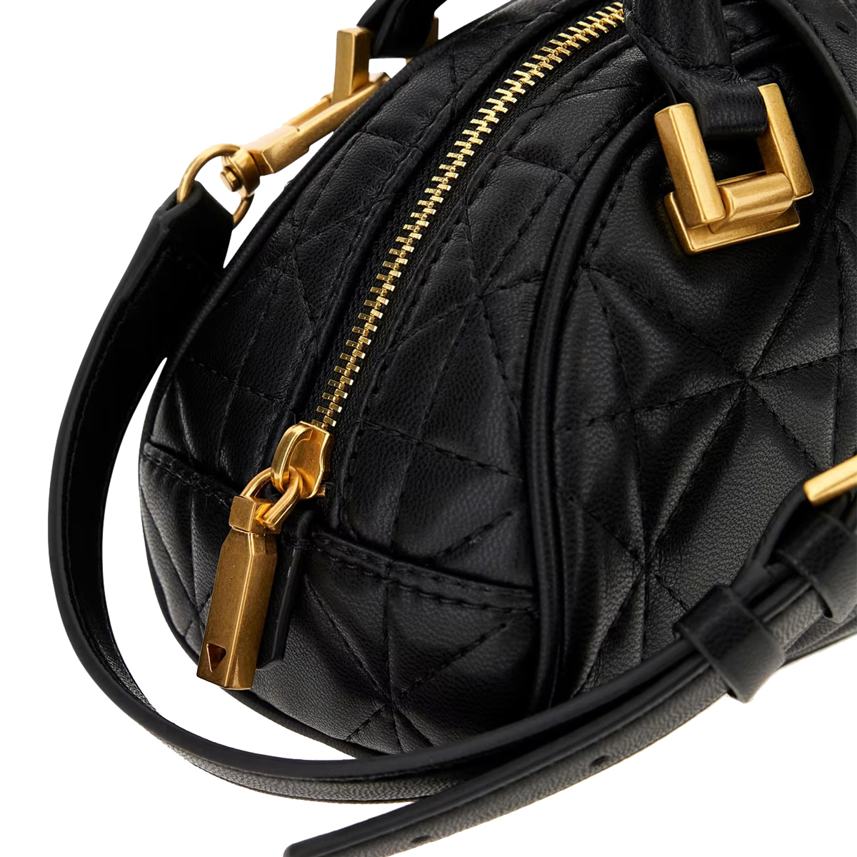 Guess Mini Borsa a mano Mildred trapuntata Black - 3