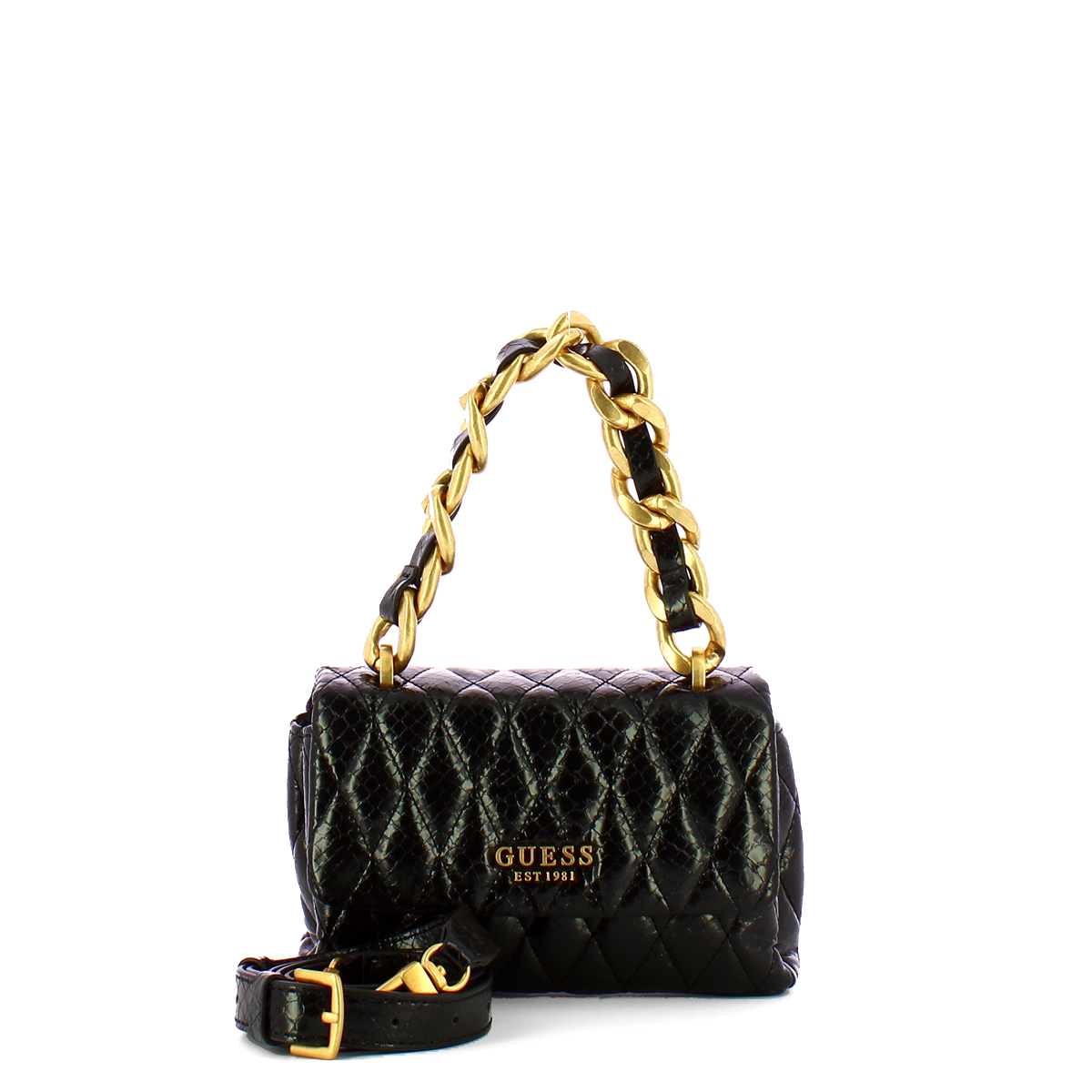 Guess Mini Borsa a mano Dema Black - 4