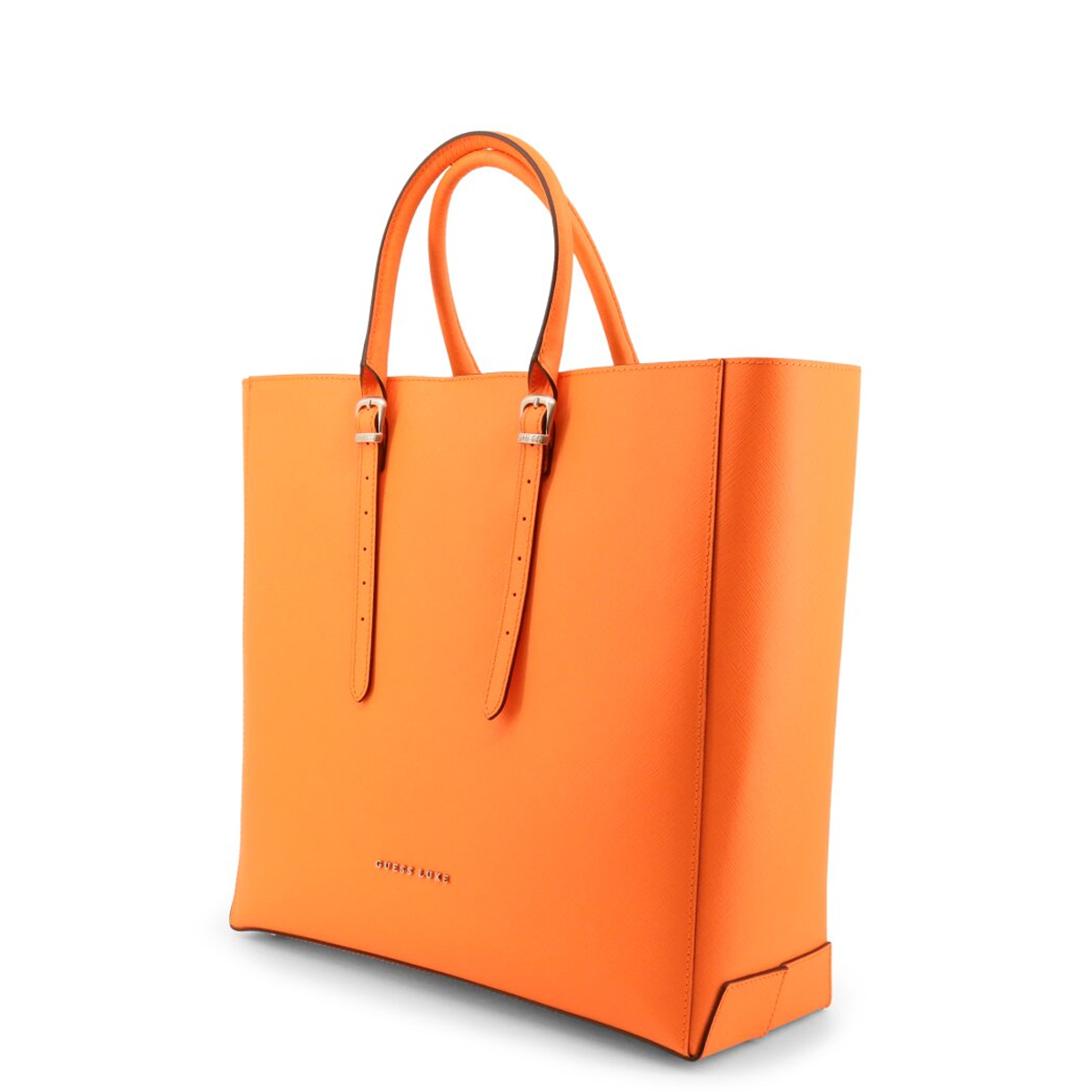 Guess Borsa a mano in pelle Lady Luxe Orange - 2