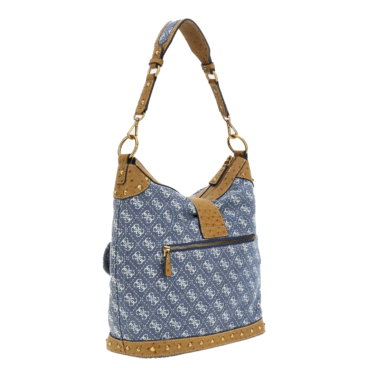 Guess Hobo Bag Sardinia Vintage Denim Logo - 2