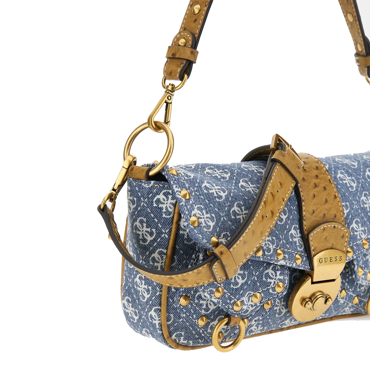 Guess Borsa a spalla Sardinia Vintage Denim Logo - 3