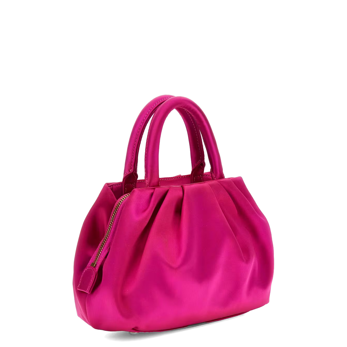 Guess Mini Borsa a mano Tori in satin Fuchsia - 2