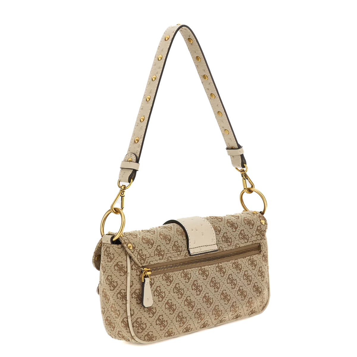 Guess Borsa a spalla Sardinia Vintage Latte Logo - 2