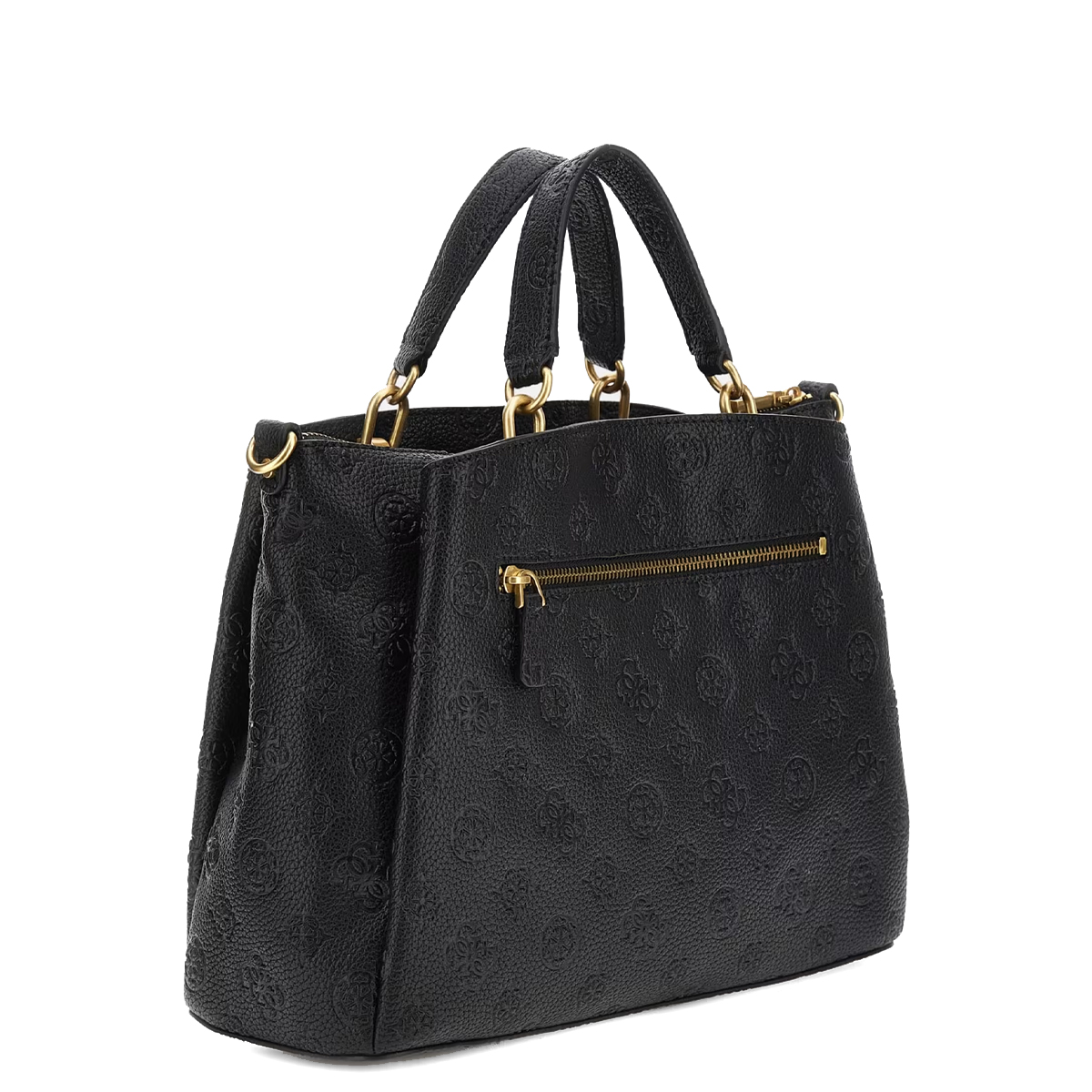 Guess Borsa a mano Izzy Peony Black Logo - 2