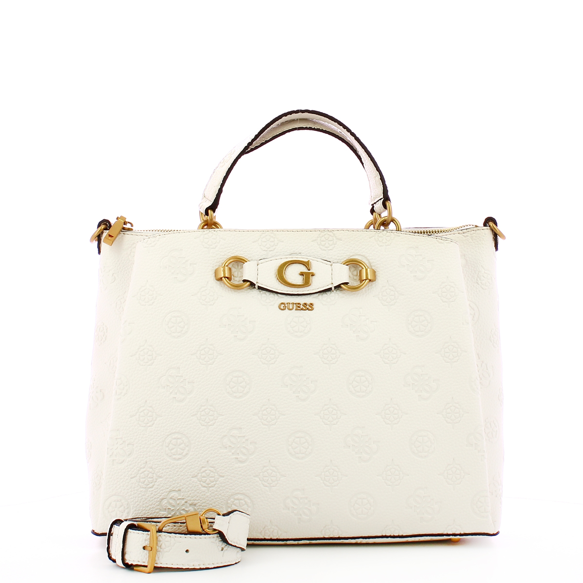 Guess Borsa a mano Izzy Peony Stone Logo - 4