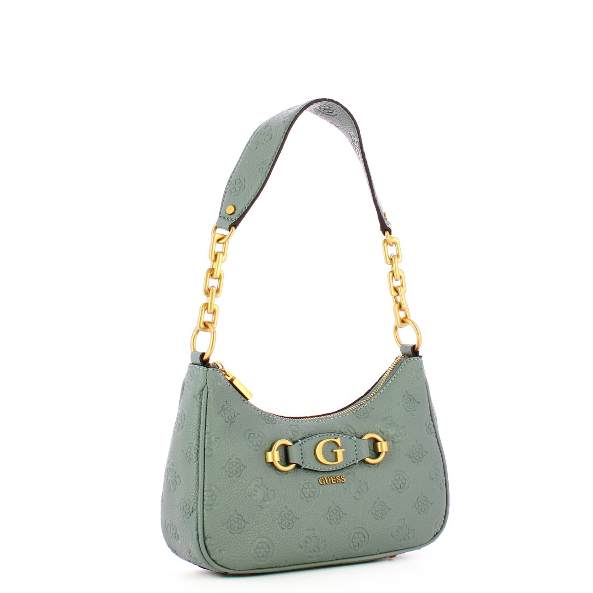 Guess Borsa a spalla Izzy Peony Light Denim Logo - 2