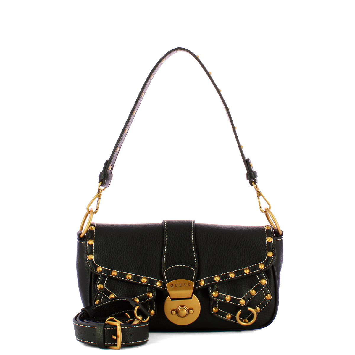 Guess Borsa a spalla Sardinia Vintage Black - 4