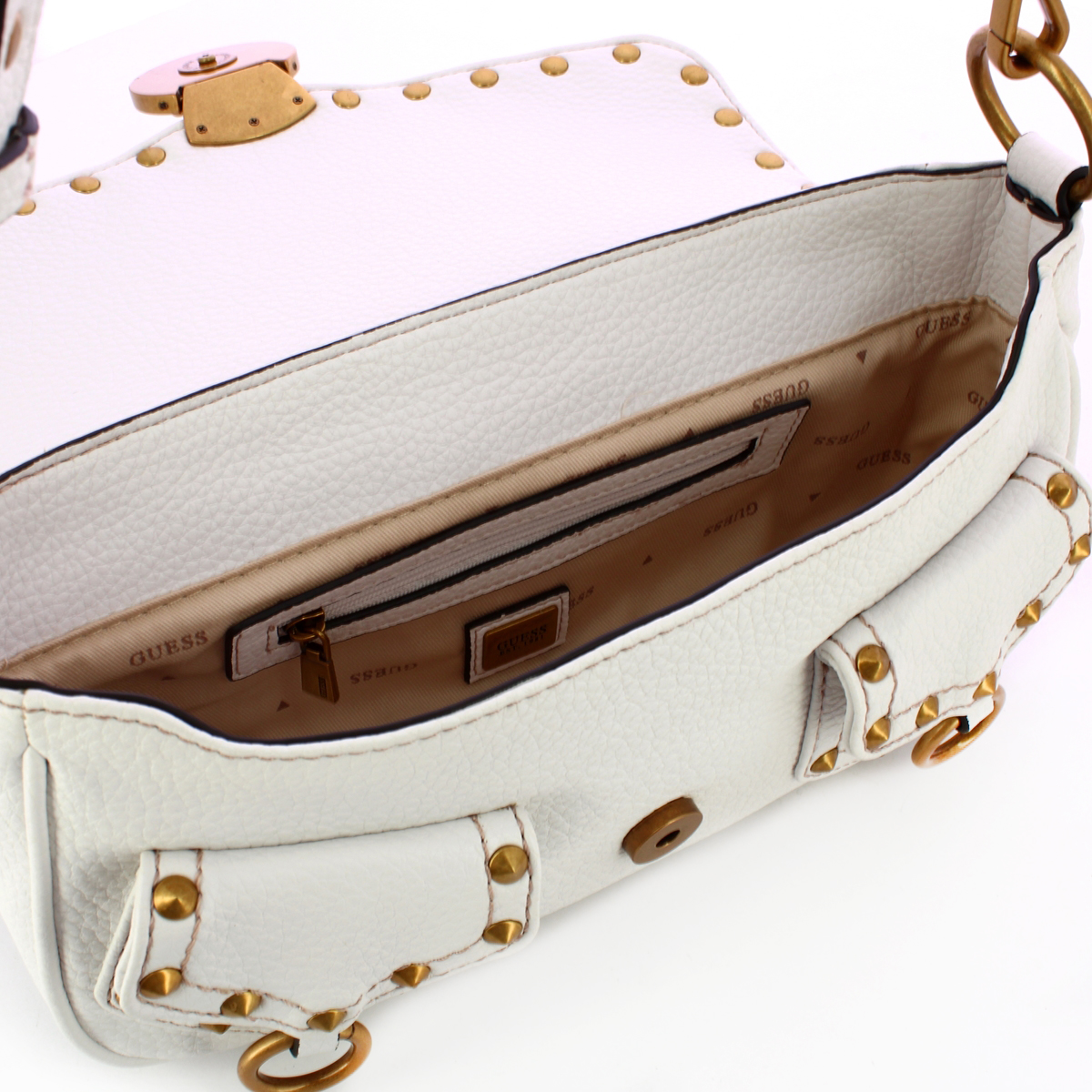 Guess Borsa a spalla Sardinia Vintage White - 5