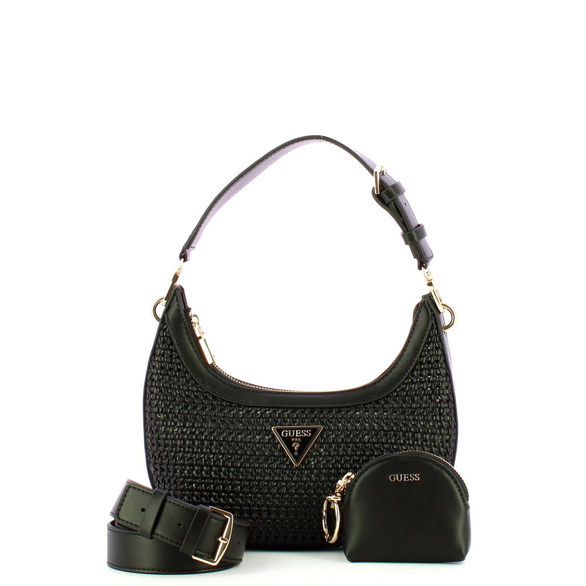 Guess Mini Borsa a mano Emelda Black - 4