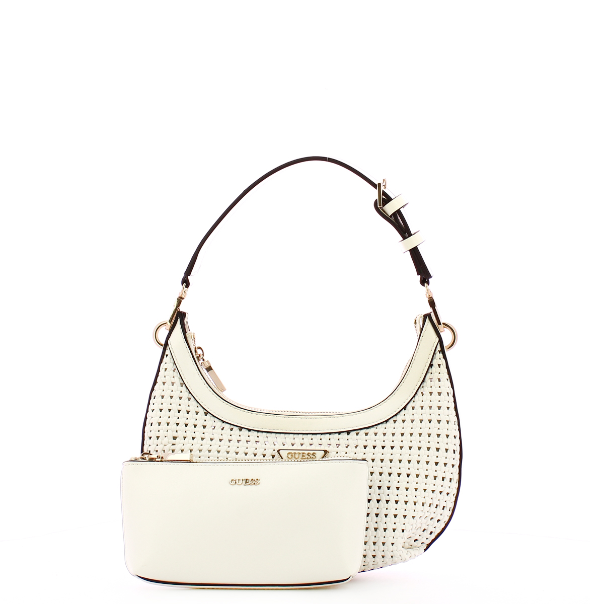 Guess Mini Borsa a mano Emelda White - 5