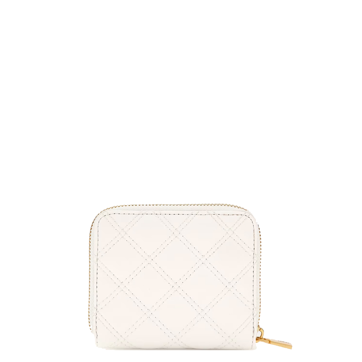 Guess Portafoglio Giully Small trapuntato Zip Around Ivory - 2