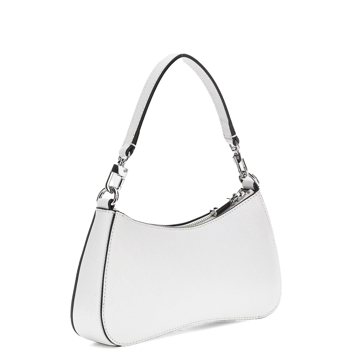 Guess Mini Borsa a spalla Liona con strass White - 2