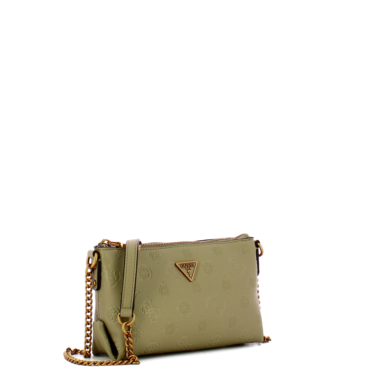 Guess Mini Borsa a tracolla Helaina logata Sage - 2