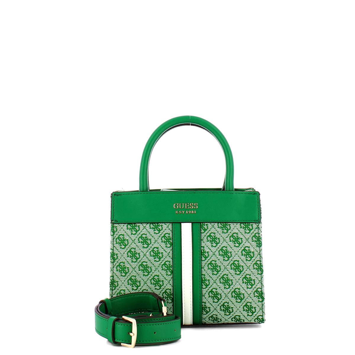 Guess Mini Borsa a mano Kasinta logata Green - 4