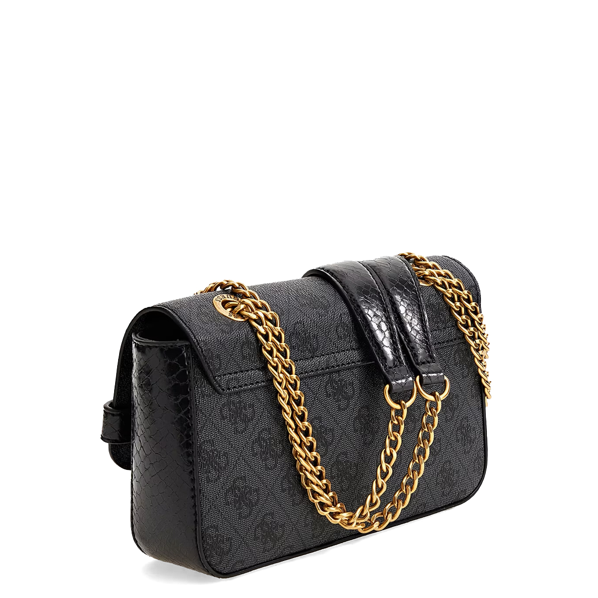 Guess Mini Borsa a tracolla Zadie Coal Logo Black - 2