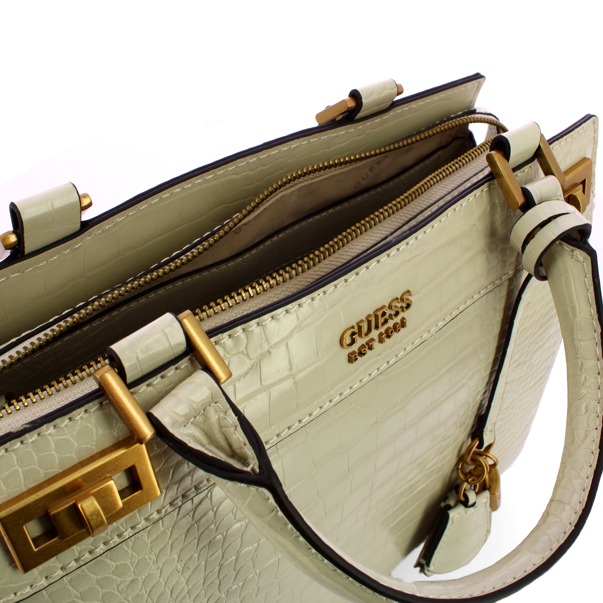 Guess Borsa a mano Katey Cocco Eggshell - 5