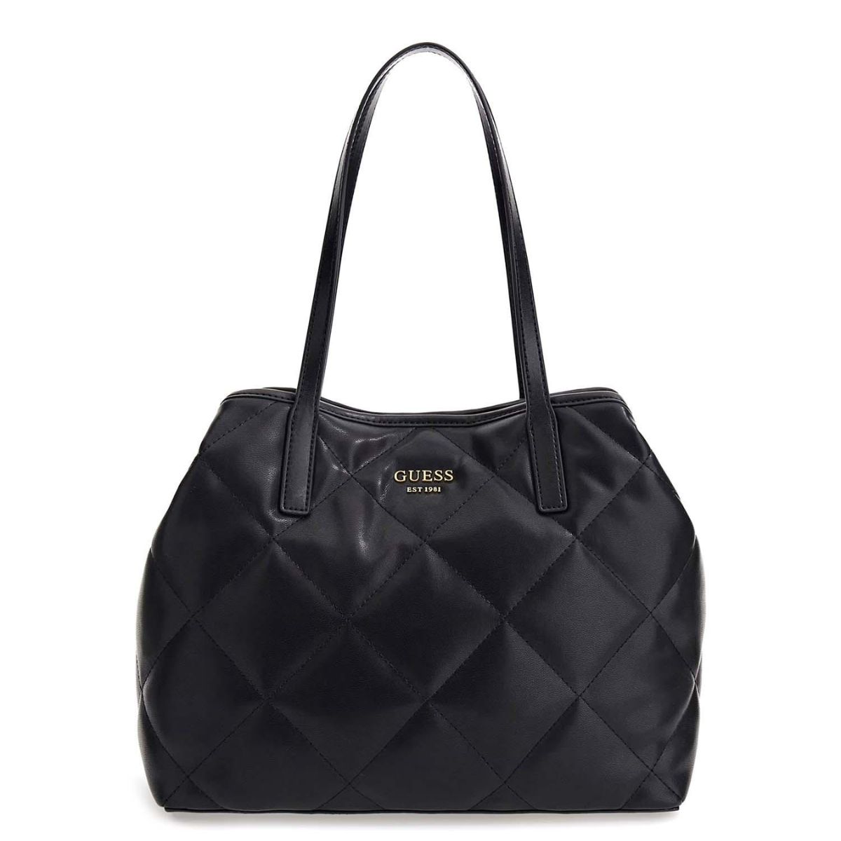 Guess Shopper Vikky Large trapuntata Black - 1