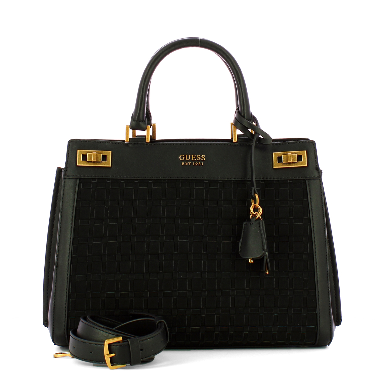 Guess Borsa a mano Katey Large Black - 4