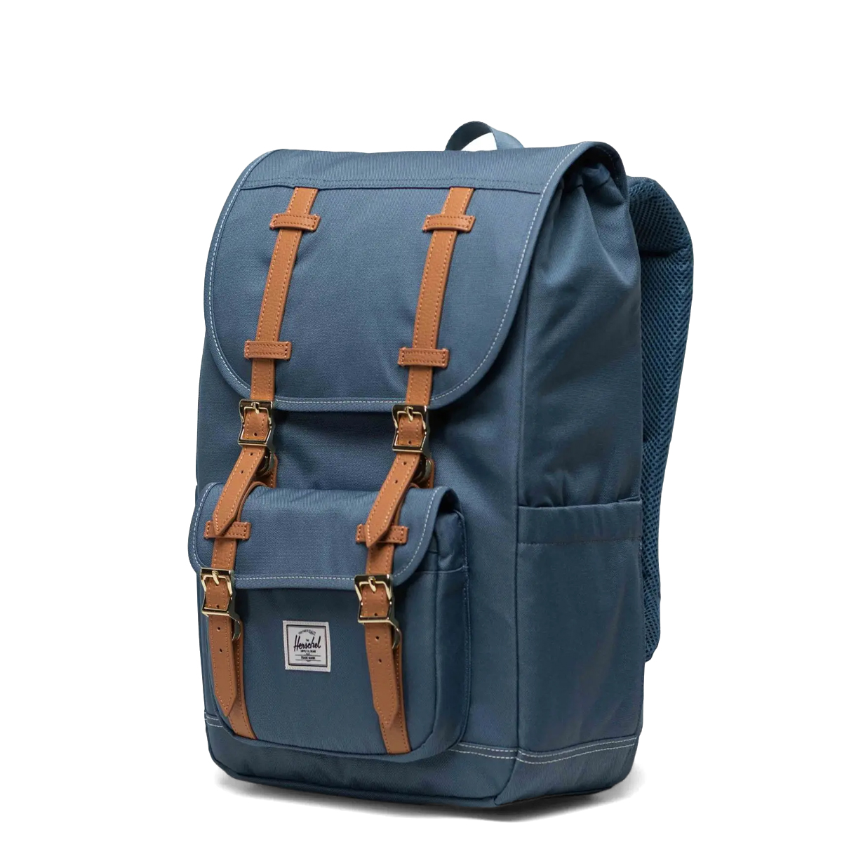 Herschel Supply Zaino Little America 16.0 Blue Mirage White Stitch - 2