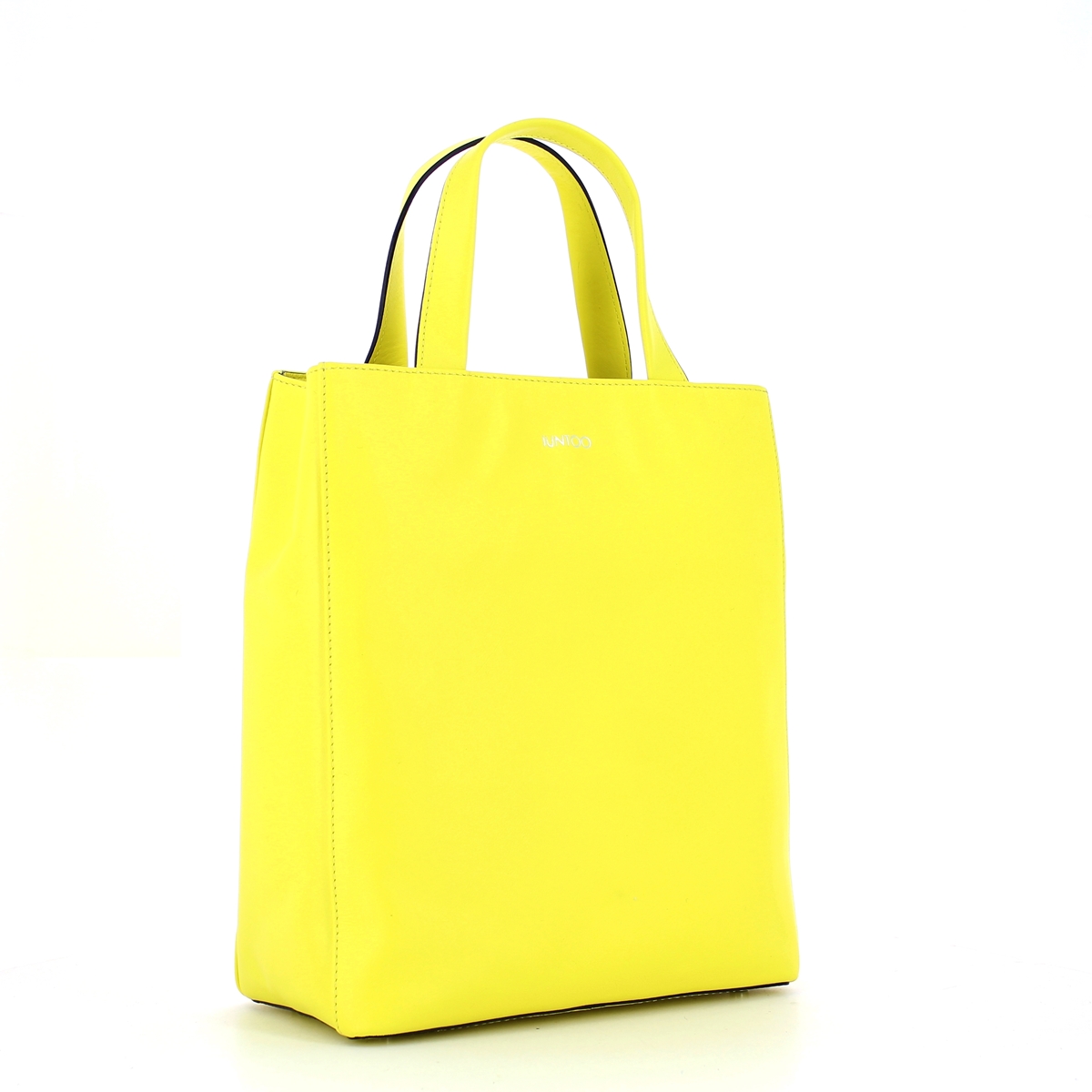 Iuntoo Borsa a mano Verticale Gioia Monocromo Giallo - 