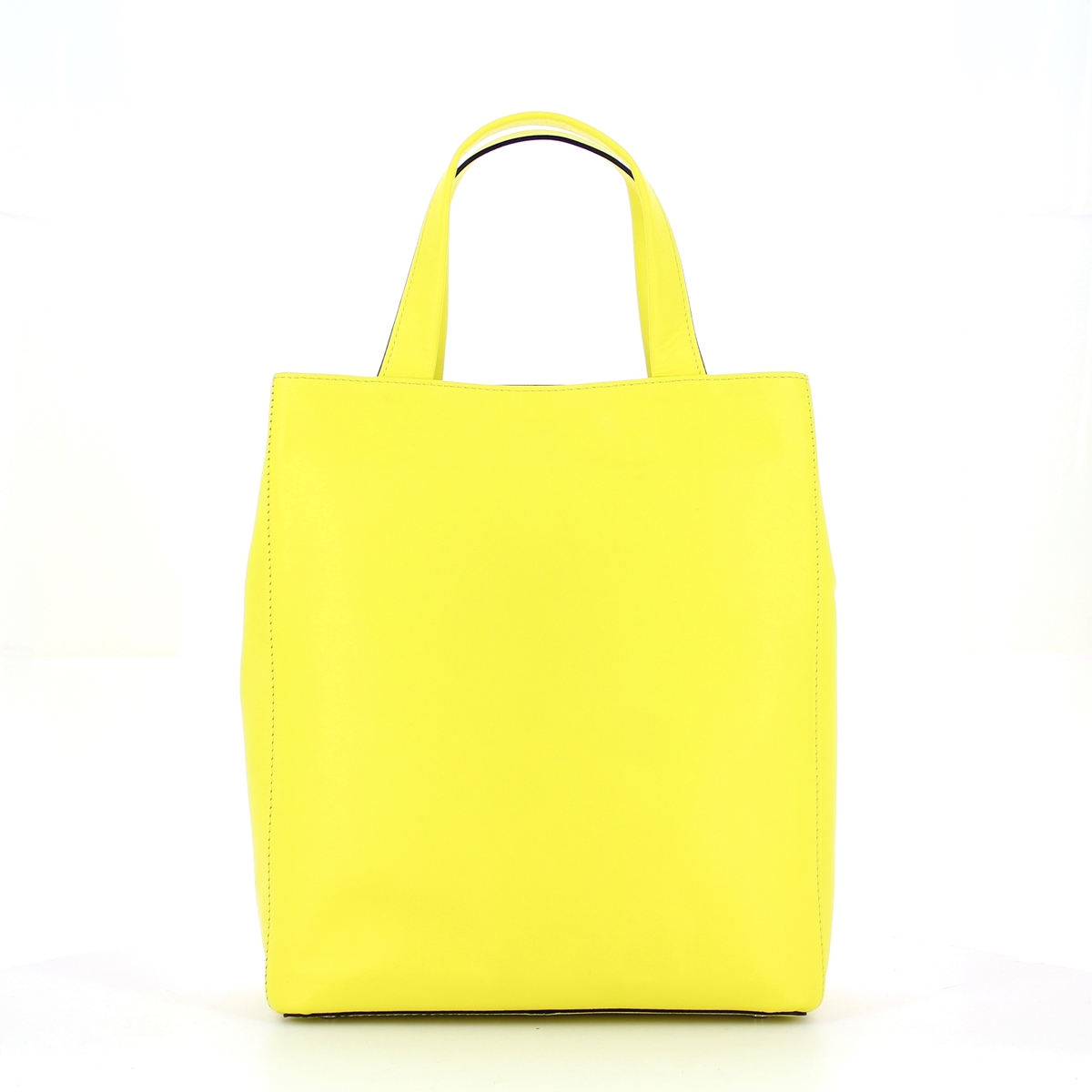 Iuntoo Borsa a mano Verticale Gioia Monocromo Giallo - 