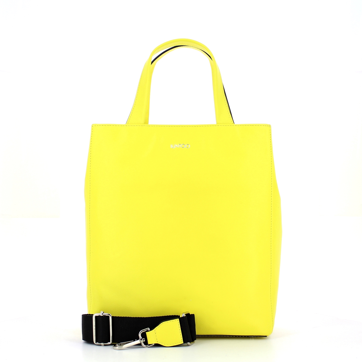 Iuntoo Borsa a mano Verticale Gioia Monocromo Giallo - 