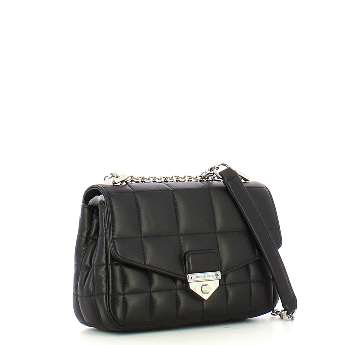 Michael Kors Borsa a spalla SoHo Small Silver Black - 2