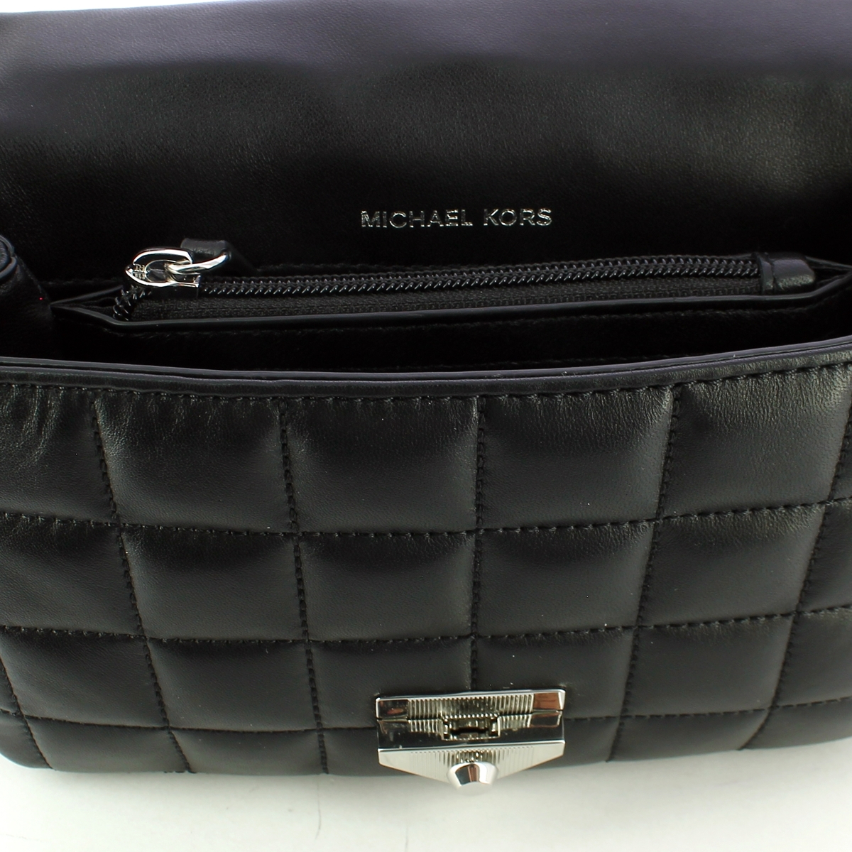 Michael Kors Borsa a spalla SoHo Small Silver Black - 4