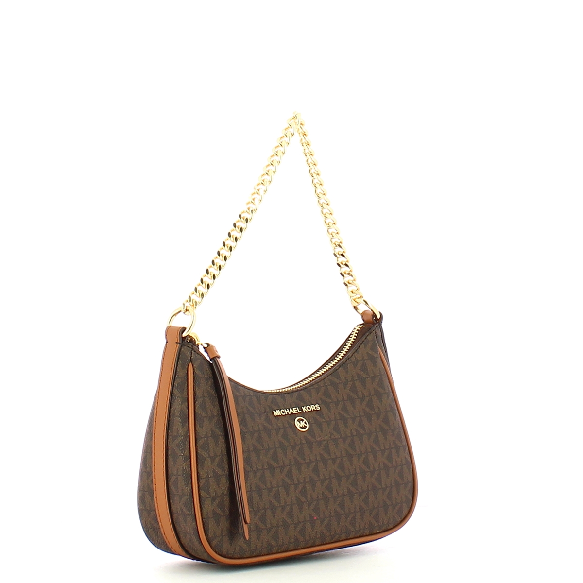 Michael Kors Borsa a spalla Jet Set Charm Small logata Bronzo Acorn - 2