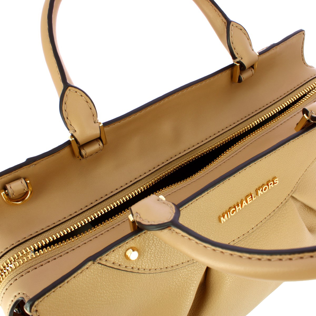 Michael Kors Borsa a mano Enzo Medium Camel - 5