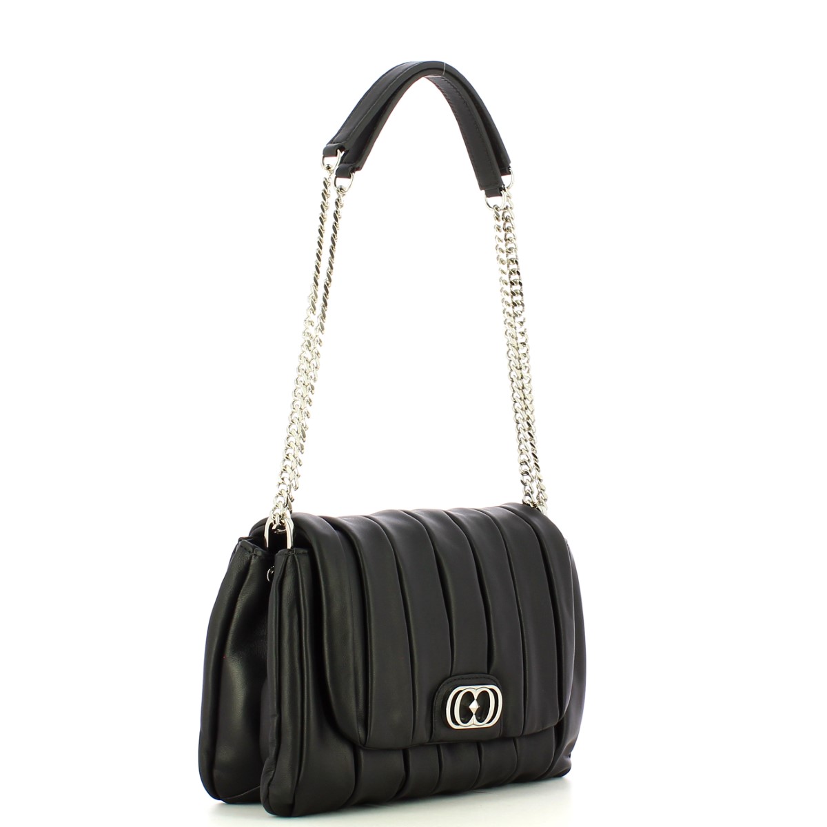 La Carrie Borsa a spalla Curly Giselle Black - 2