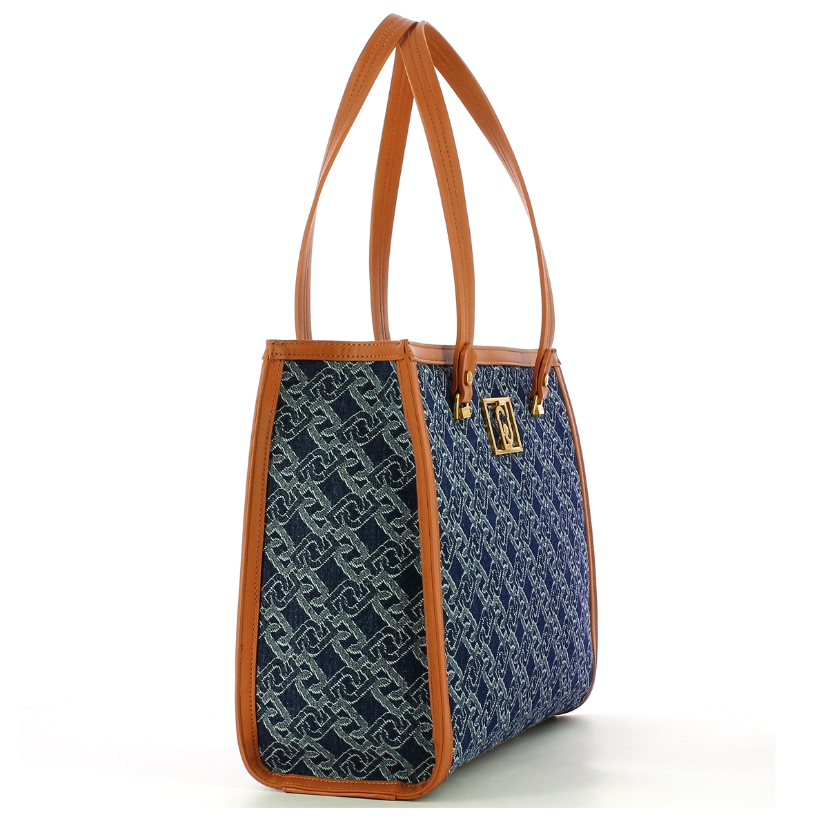 Liu Jo Shopper logata Blu Denim - 2