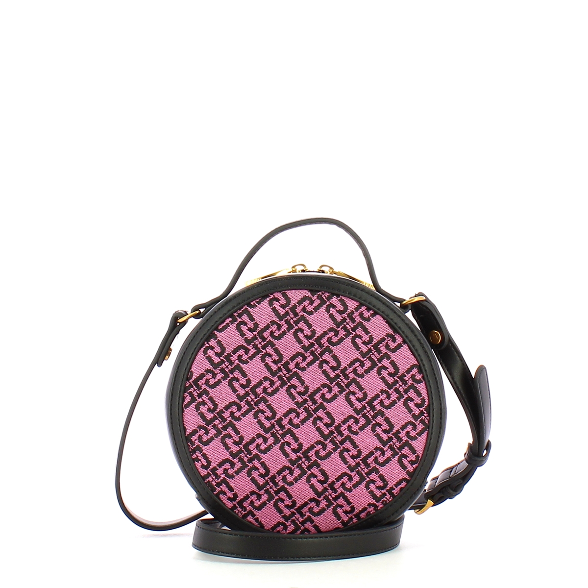 Liu Jo Borsa a tracolla rotonda logata Dark Rose - 3