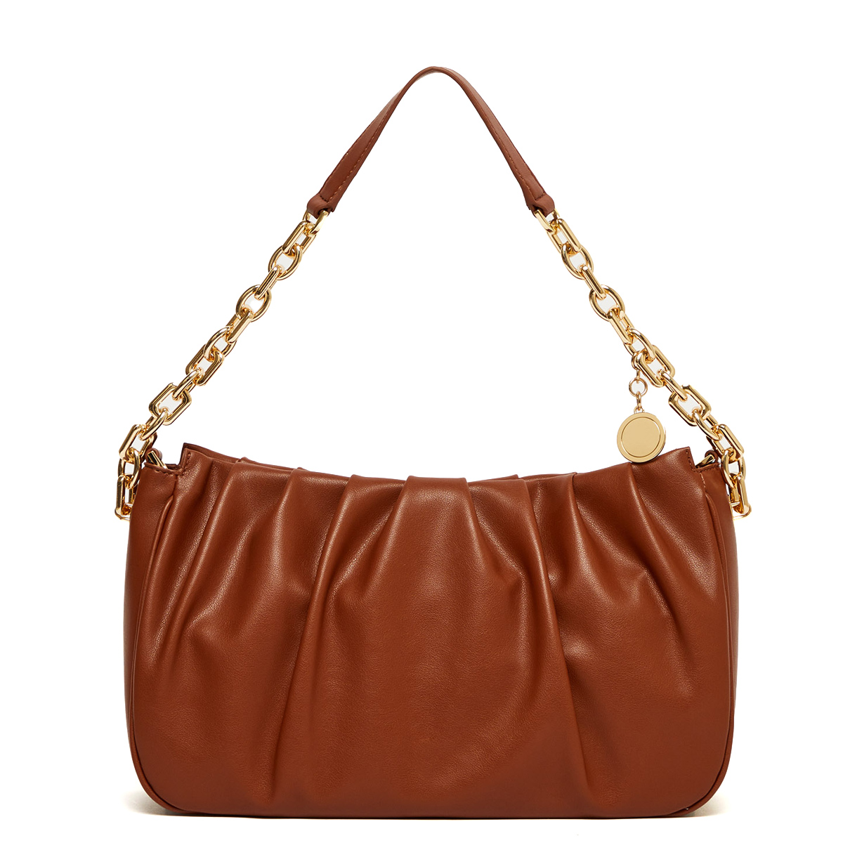 Liu Jo Hobo Bag Ecosostenibile con catena Cuoio Scuro - 3