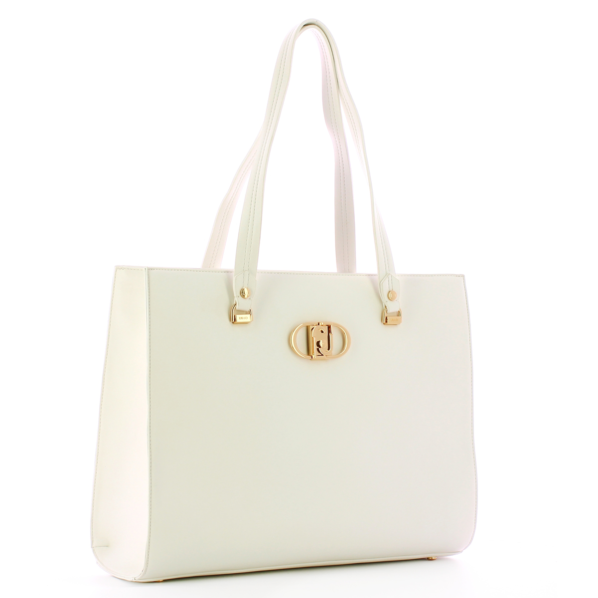 Liu Jo Shopper Ecosostenibile con logo Off White - 2