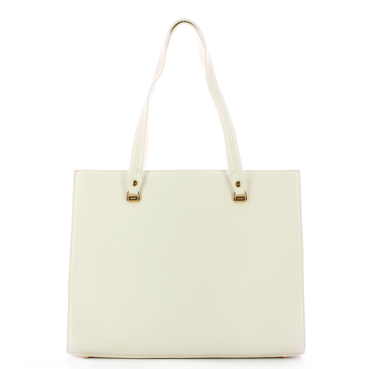 Liu Jo Shopper Ecosostenibile con logo Off White - 3