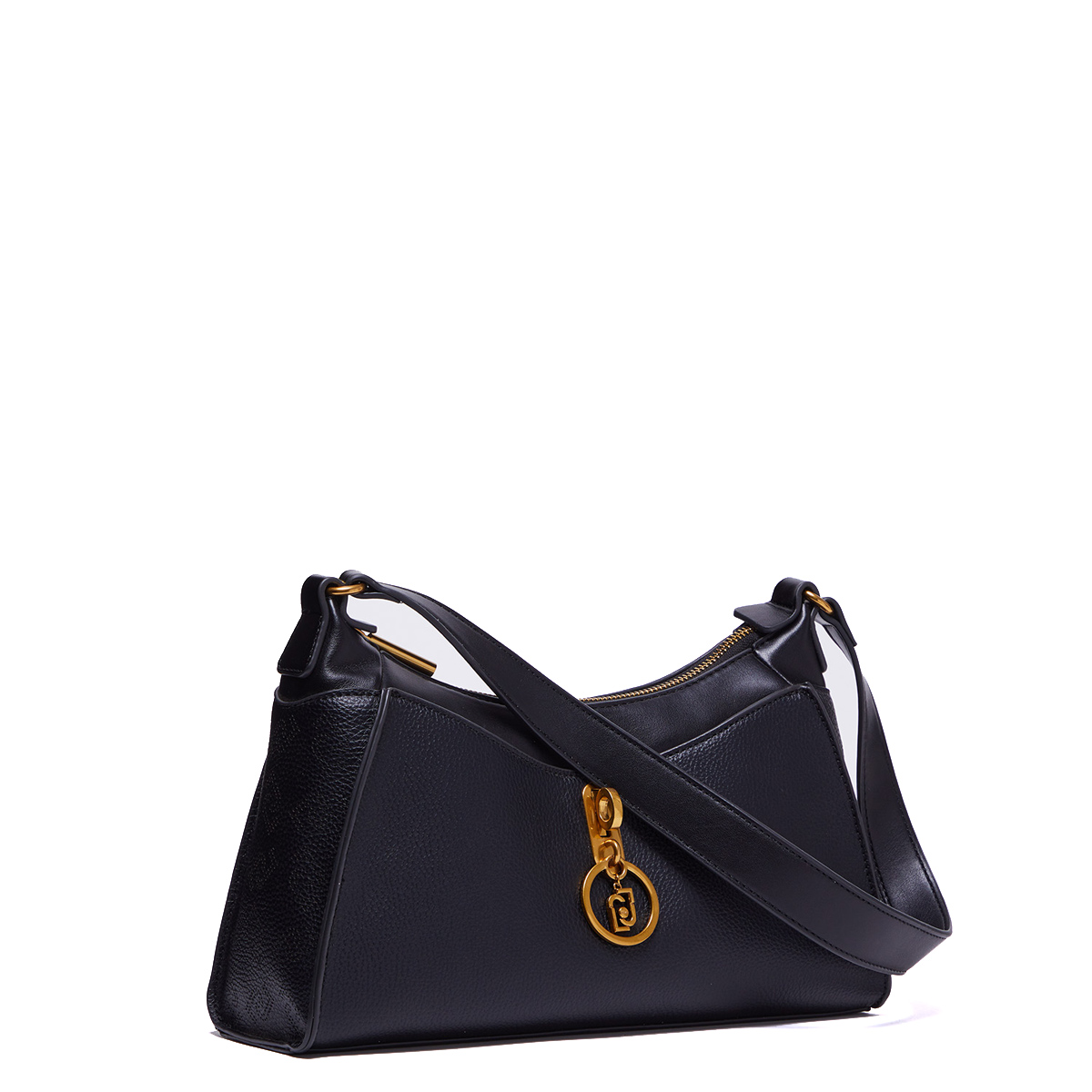 Liu Jo Borsa a spalla Ecosostenibile con charm Black - 2