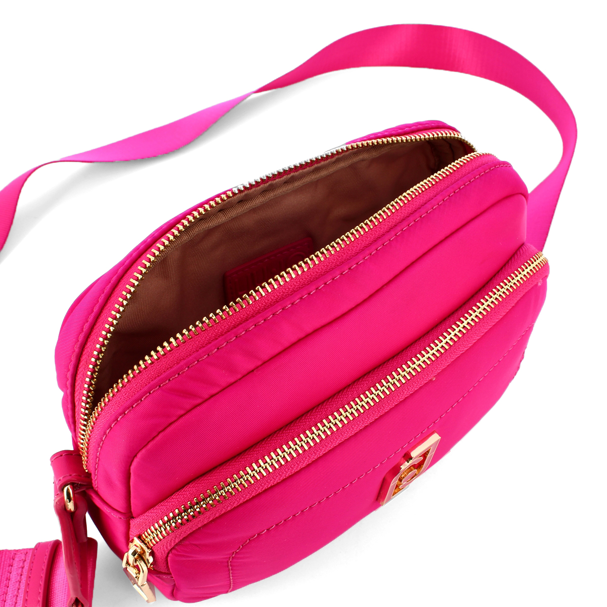 Liu Jo Borsa a tracolla Ecosostenibile in Nylon Dark Fuxia - 4