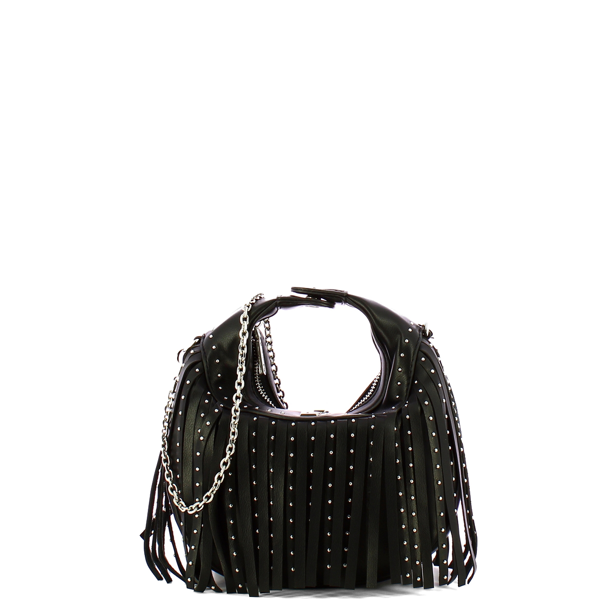 Liu Jo Borsa a mano tonda con frange Black - 4