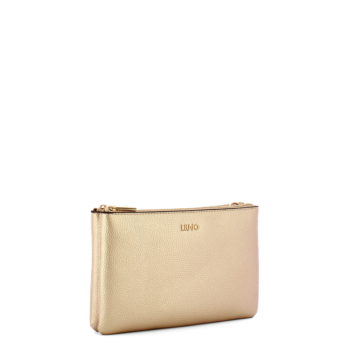 Liu Jo Pochette Ecosostenibile con doppia zip Light Gold - 2