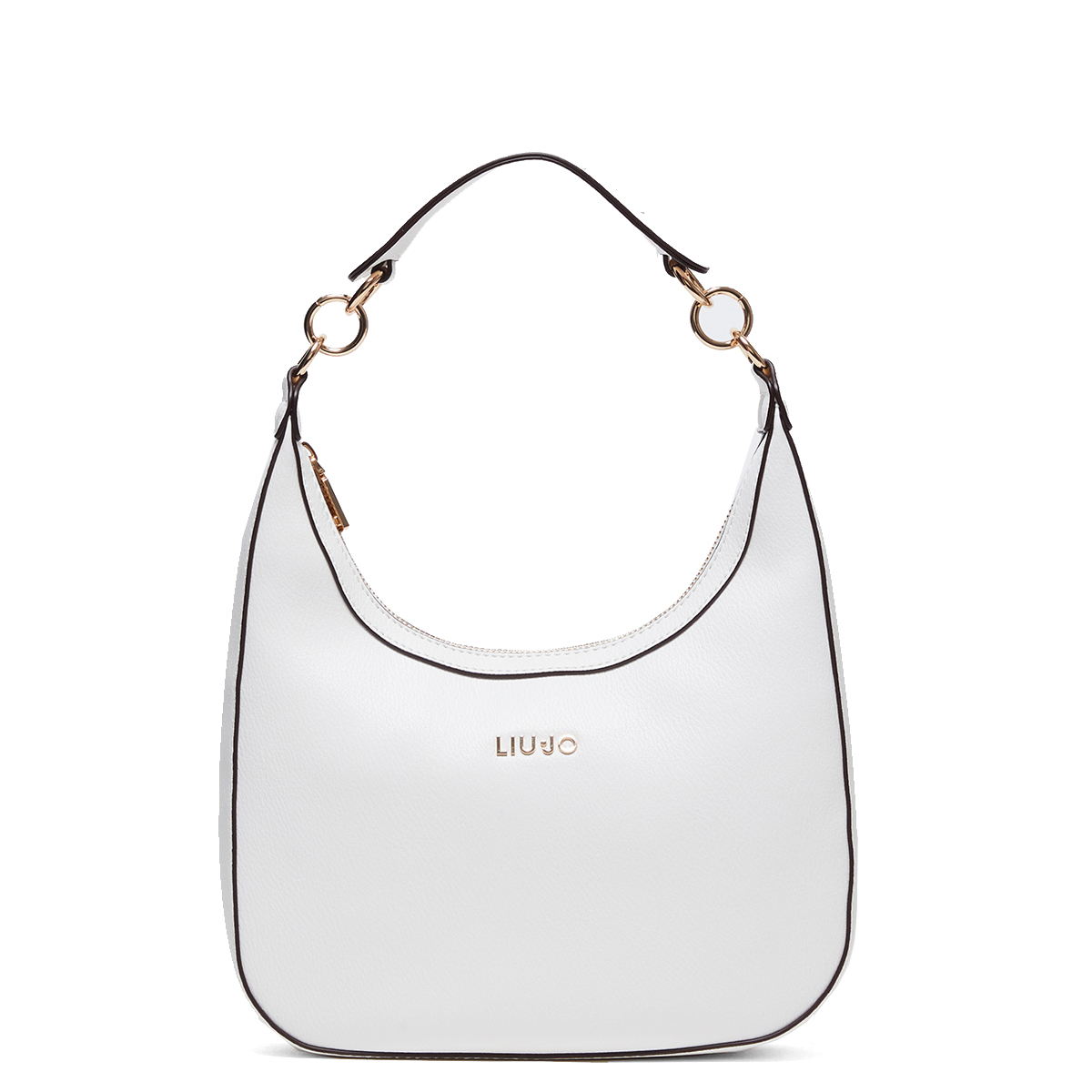 Liu Jo Hobo Bag con logo Off White - 1