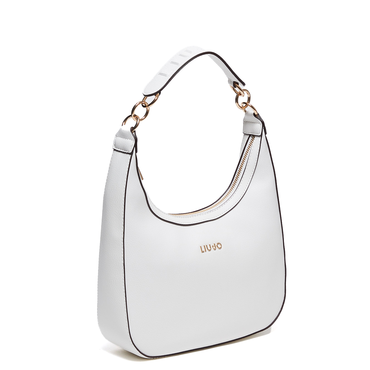 Liu Jo Hobo Bag con logo Off White - 2