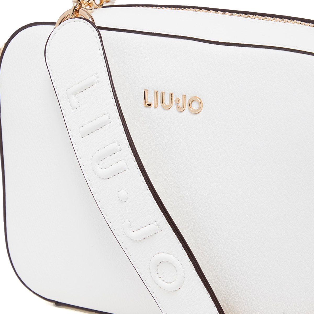 Liu Jo Borsa a spalla con logo Off White - 4