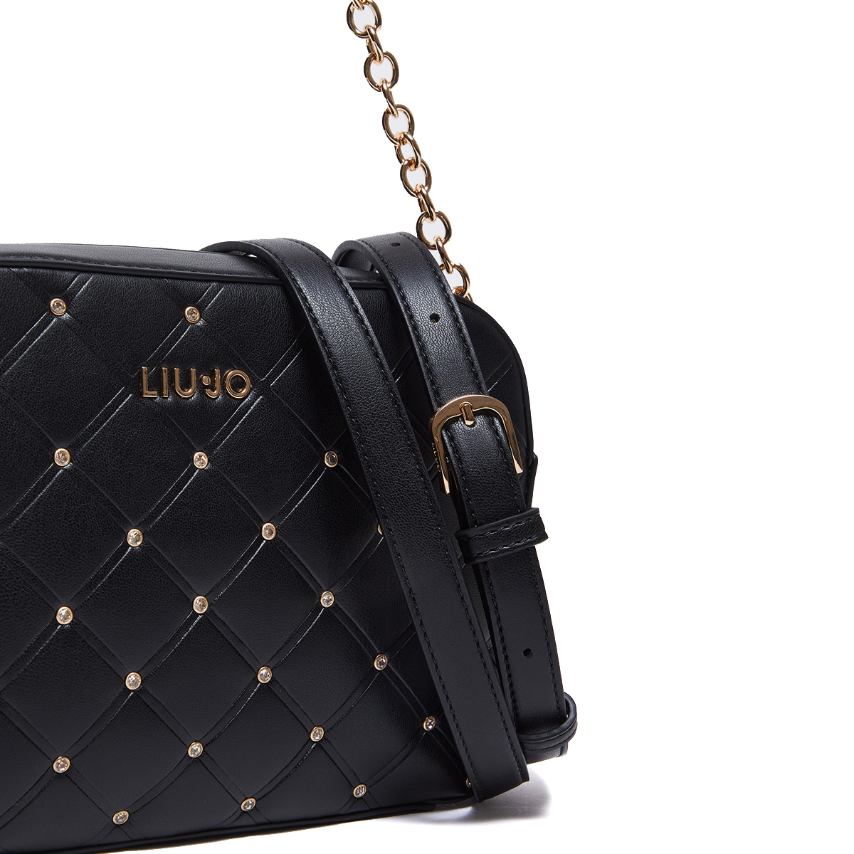 Liu Jo Borsa a spalla con strass Nero - 4