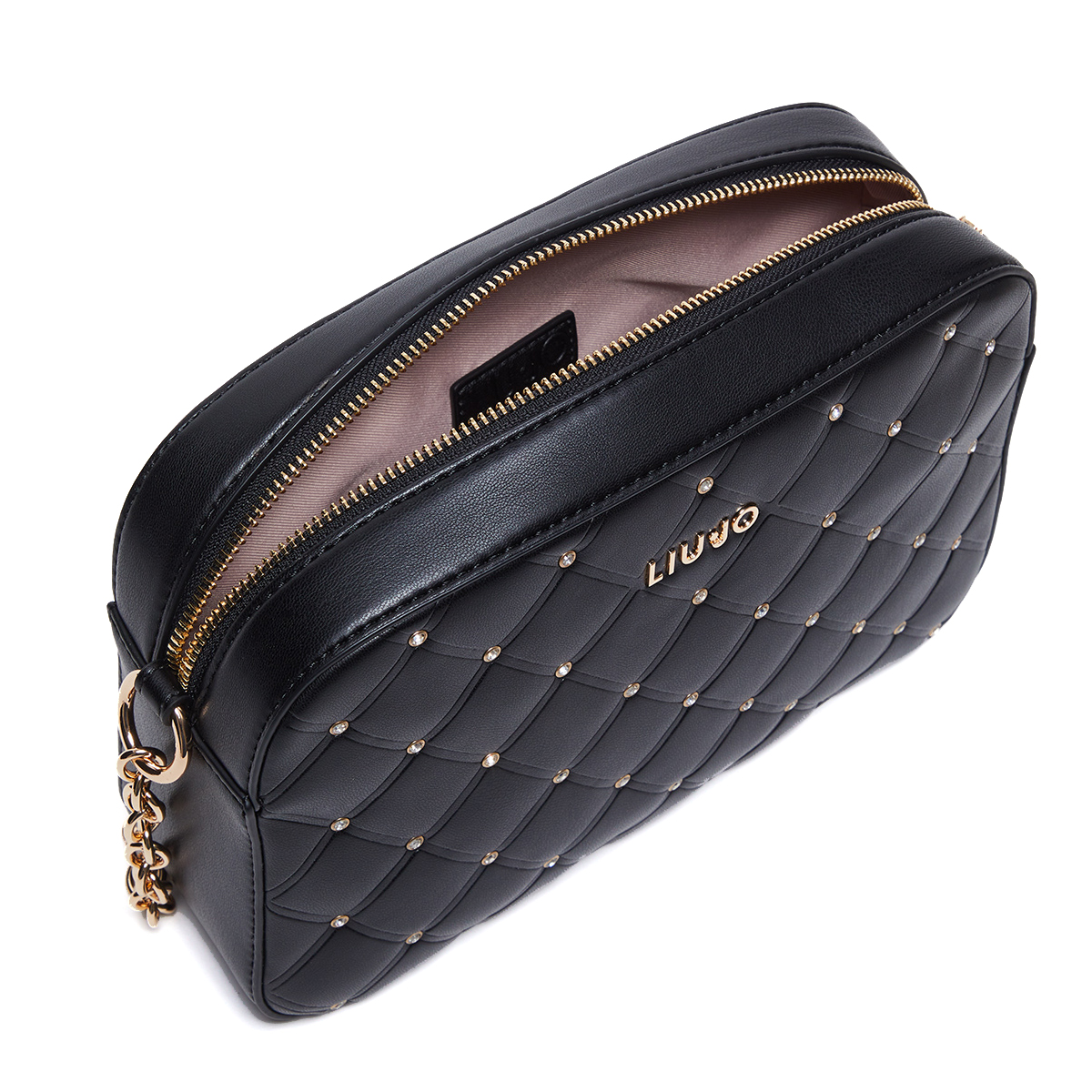 Liu Jo Borsa a spalla con strass Nero - 5