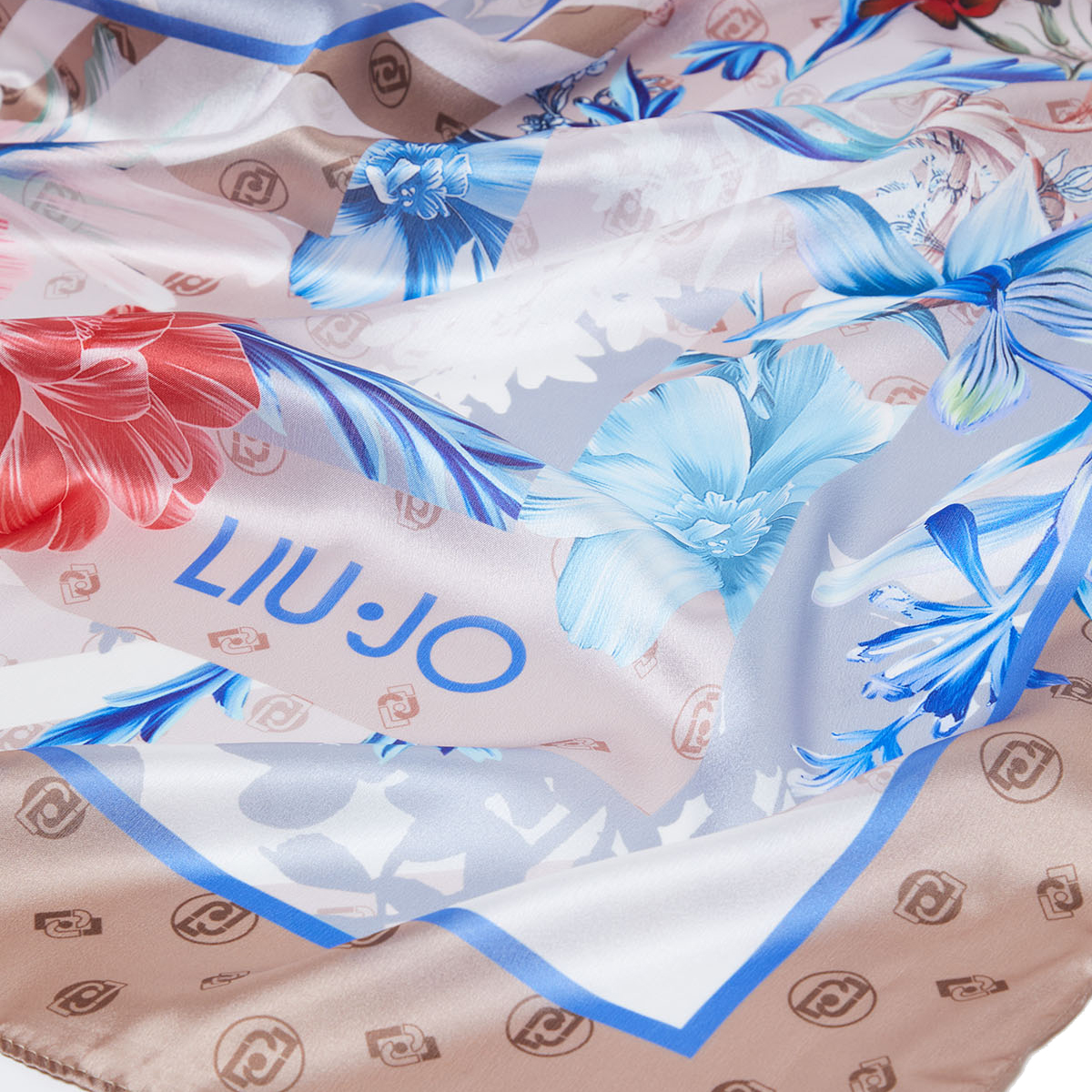 Liu Jo Foulard con stampa floreale Naturale - 3